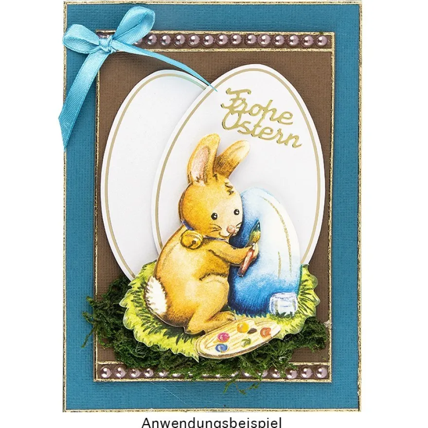 3-D Motive, Osterhasen 2, 7-9,5cm, 10 Motive