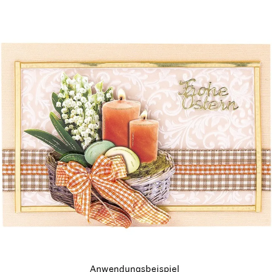 3-D Motive, Osterkerzen, 7-9cm, 10 Motive