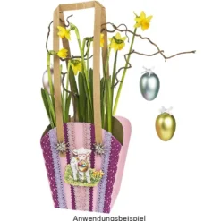 3-D Motive, Osterlämmchen, 5,5-9cm, 10 Motive