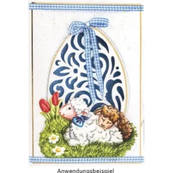3-D Motive, Osterlämmchen, 5,5-9cm, 10 Motive