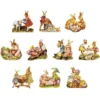 3-D Motive, Ostern, Gold-Gravur, 7,5-8cm, 10 Motive