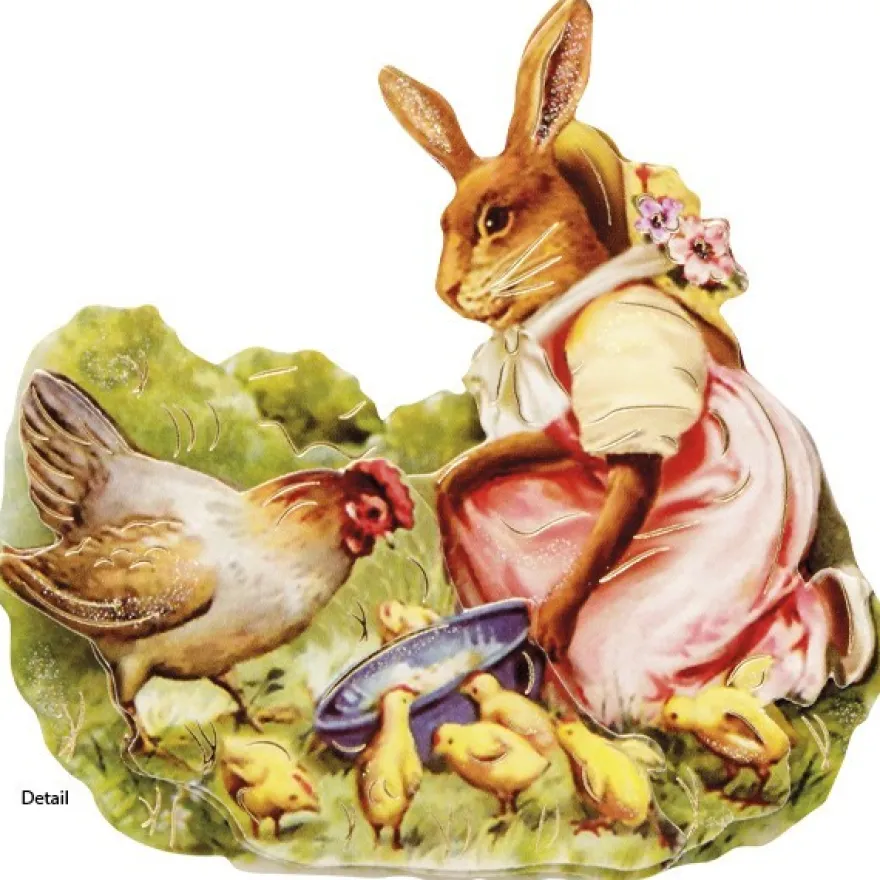 3-D Motive, Ostern, Gold-Gravur, 7,5-8cm, 10 Motive