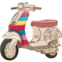3-D Motive, Retro, 3-14,5cm, 10 Motive