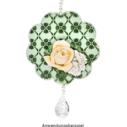 3-D Motive, Romantik-Blumen, 7-9cm, 10 Motive