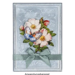 3-D Motive, Schmetterlinge & Blüten 3, 6,5-11cm, 10 Motive