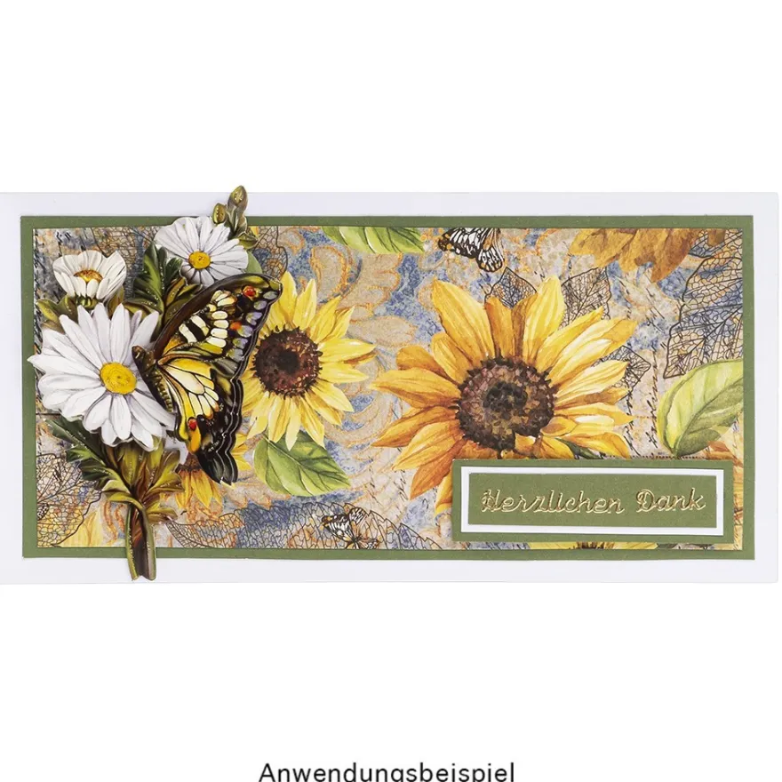 3-D Motive, Schmetterlinge & Blüten 2, 6-11cm, 10 Motive