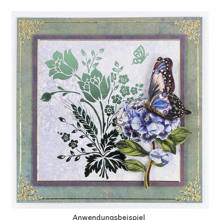3-D Motive, Schmetterlinge & Blüten 2, 6-11cm, 10 Motive