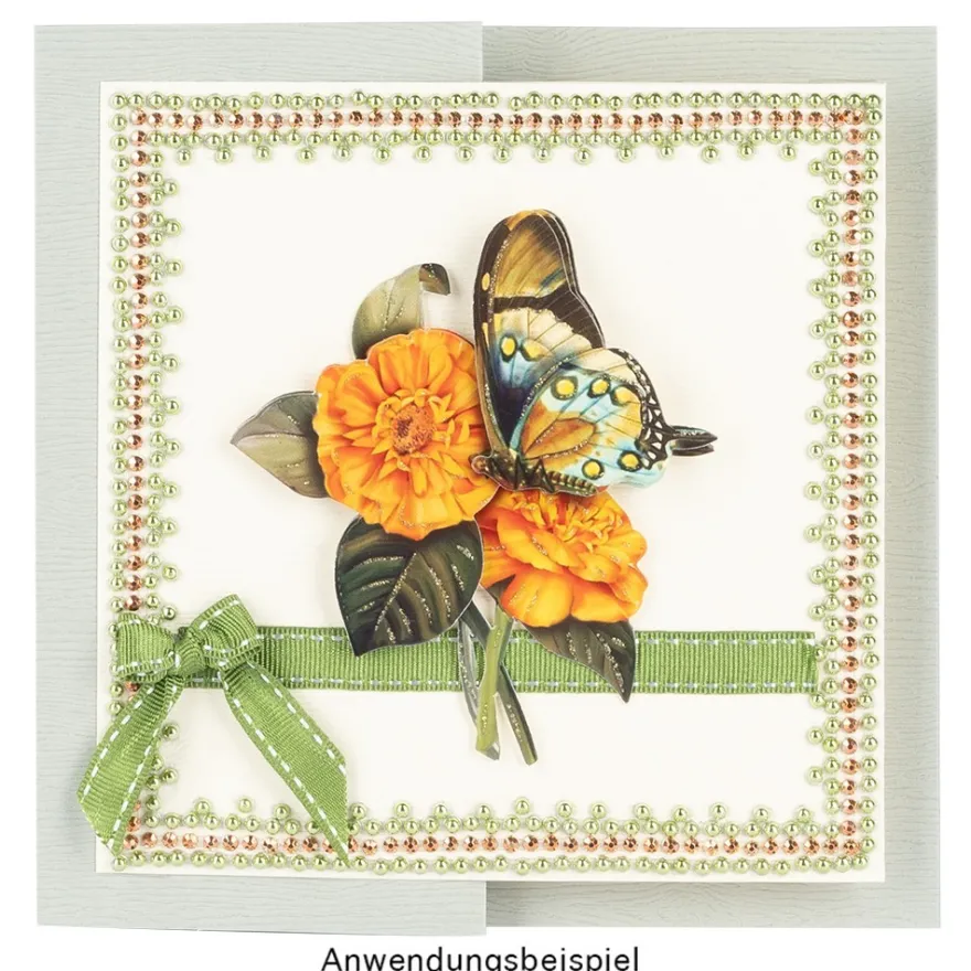 3-D Motive, Schmetterlinge & Blüten 2, 6-11cm, 10 Motive