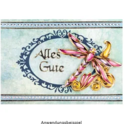3-D Motive, Schmuck-Libellen, 7,5-10cm, 10 Motive