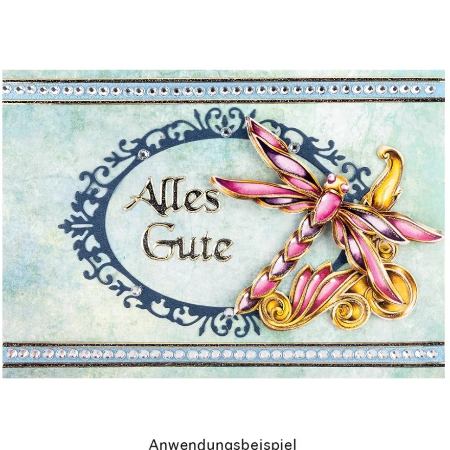 3-D Motive, Schmuck-Libellen, 7,5-10cm, 10 Motive