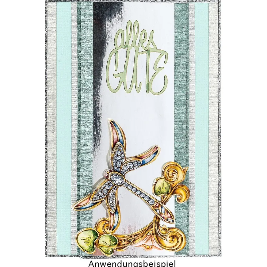 3-D Motive, Schmuck-Libellen, 7,5-10cm, 10 Motive