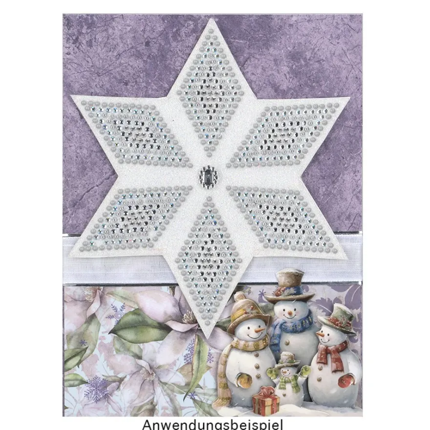 3-D Motive, Schneemann-Familie, 6,5-9cm, 10 Motive