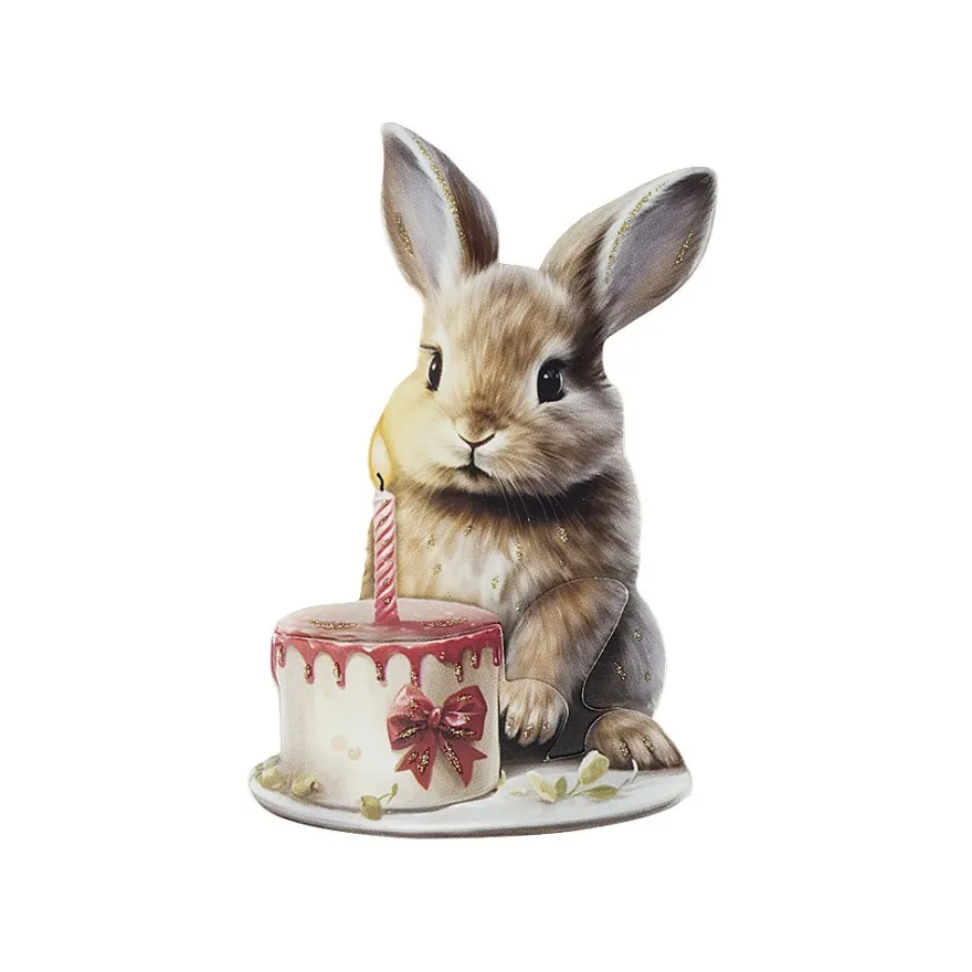 3-D Motive, Süße Geburtstags-Grüße, 6-9,5cm, 10 Motive