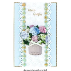 3-D Motive, Shabby Chic, 6-9 cm, 10 Motive