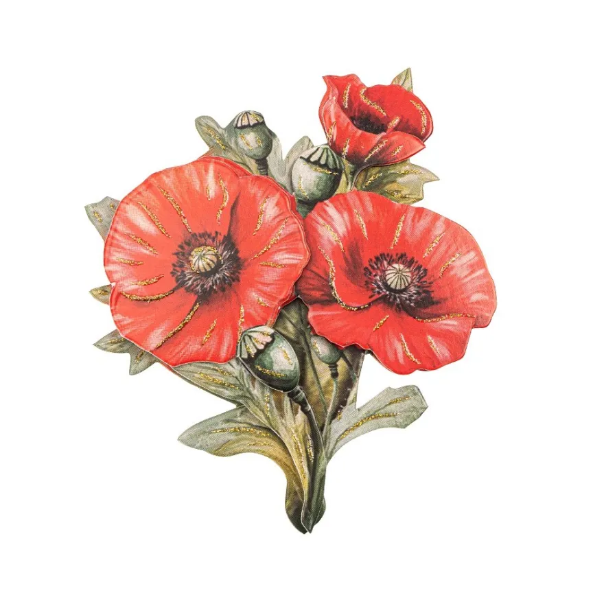 3-D Motive, Sommerblüten, 7-9cm, 10 Motive