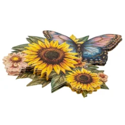 3-D Motive, Sonnenblumen, 7,5-9cm, 10 Motive