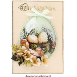 3-D Motive, Stilvolle Osternester, 7-10cm, 10 Motive