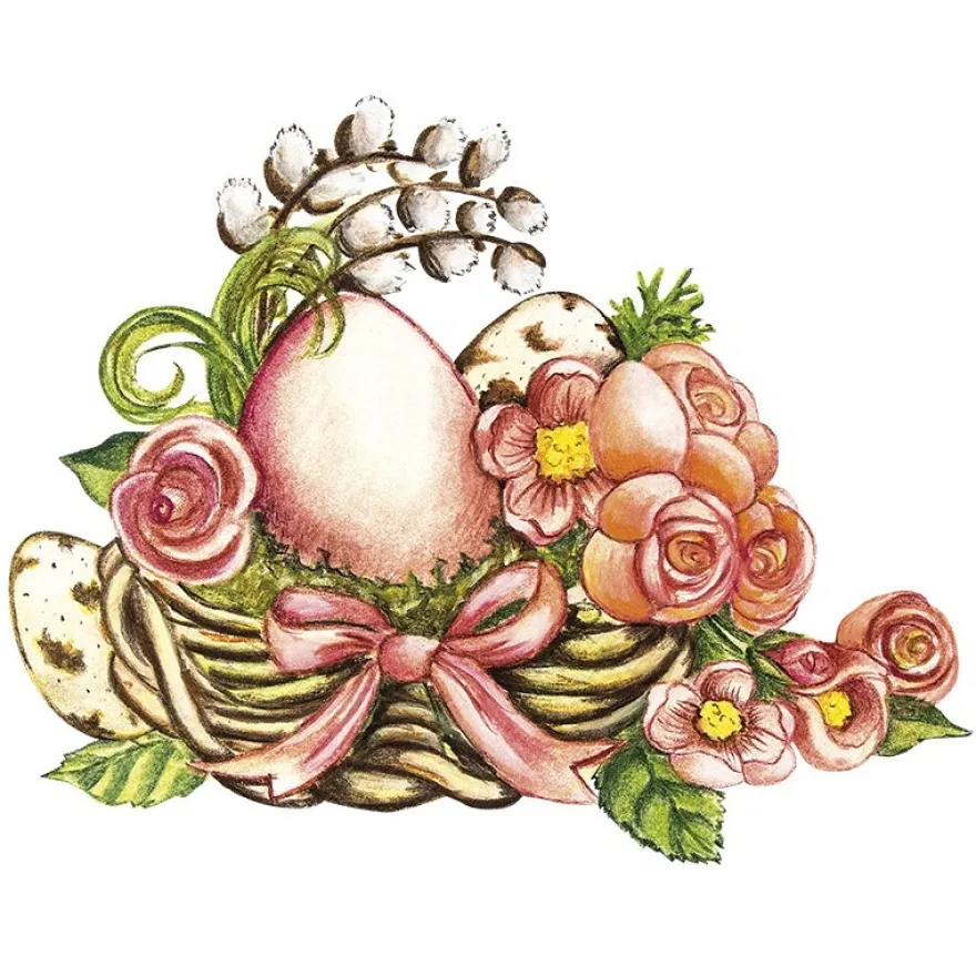 3-D Motive, Stilvolle Osternester, 7-10cm, 10 Motive