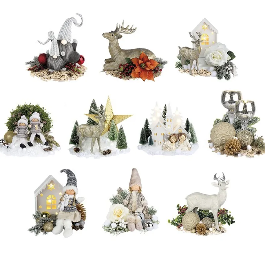 3-D Motive, Stilvolle Winterwelt, 8-10,5cm, 10 Motive