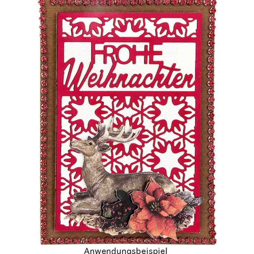 3-D Motive, Stilvolle Winterwelt, 8-10,5cm, 10 Motive