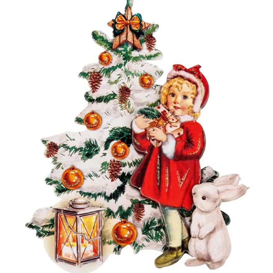 3-D Motive, Tannen im Winter, 7-9cm, 10 Motive