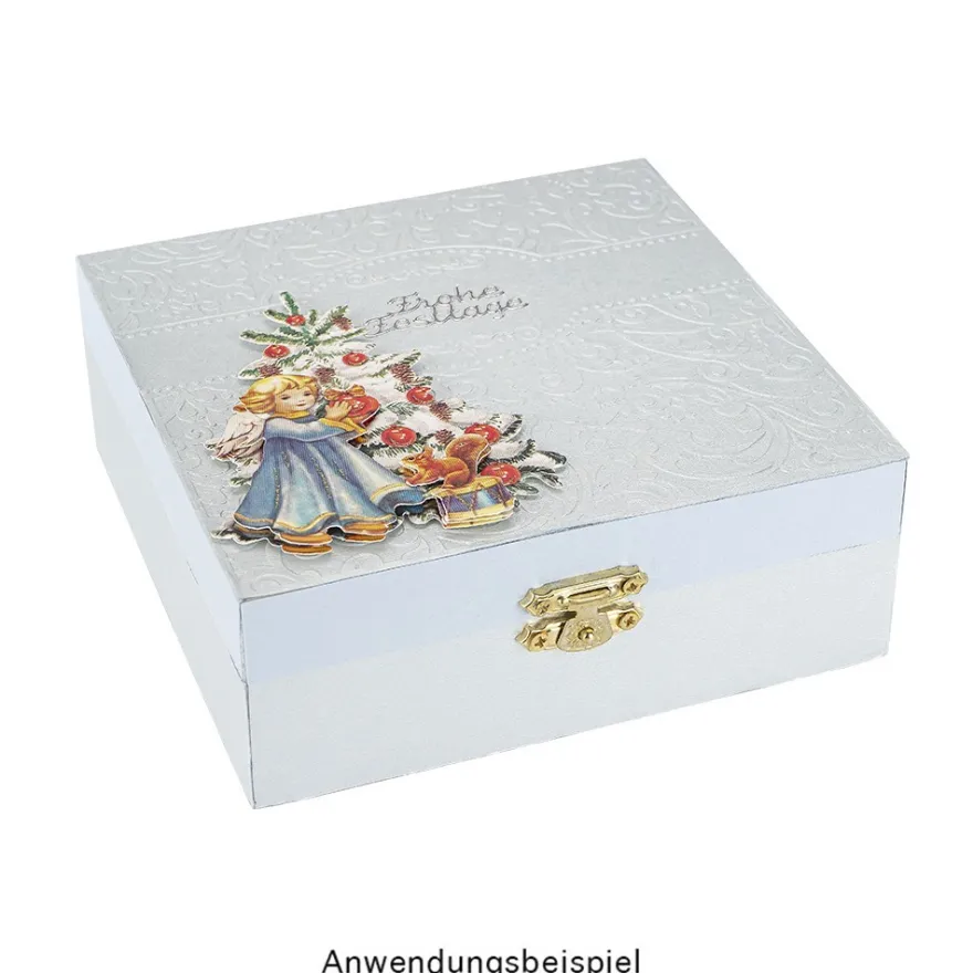3-D Motive, Tannen im Winter, 7-9cm, 10 Motive