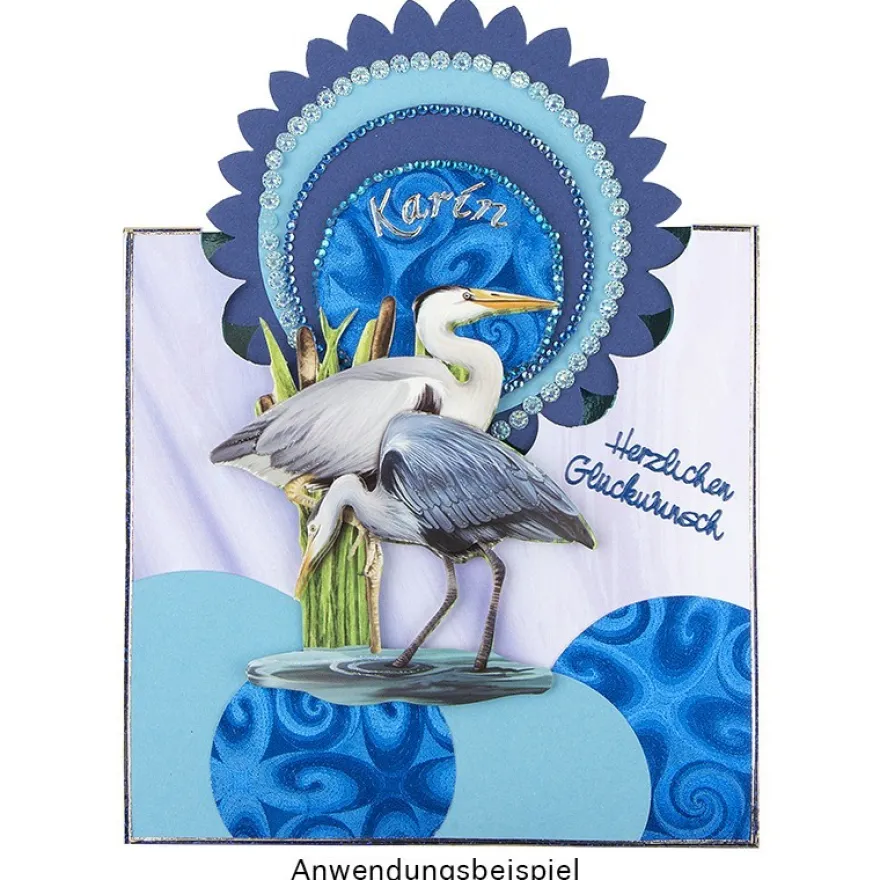 3-D Motive, Teich-Idylle, 6-11,5cm, 10 Motive