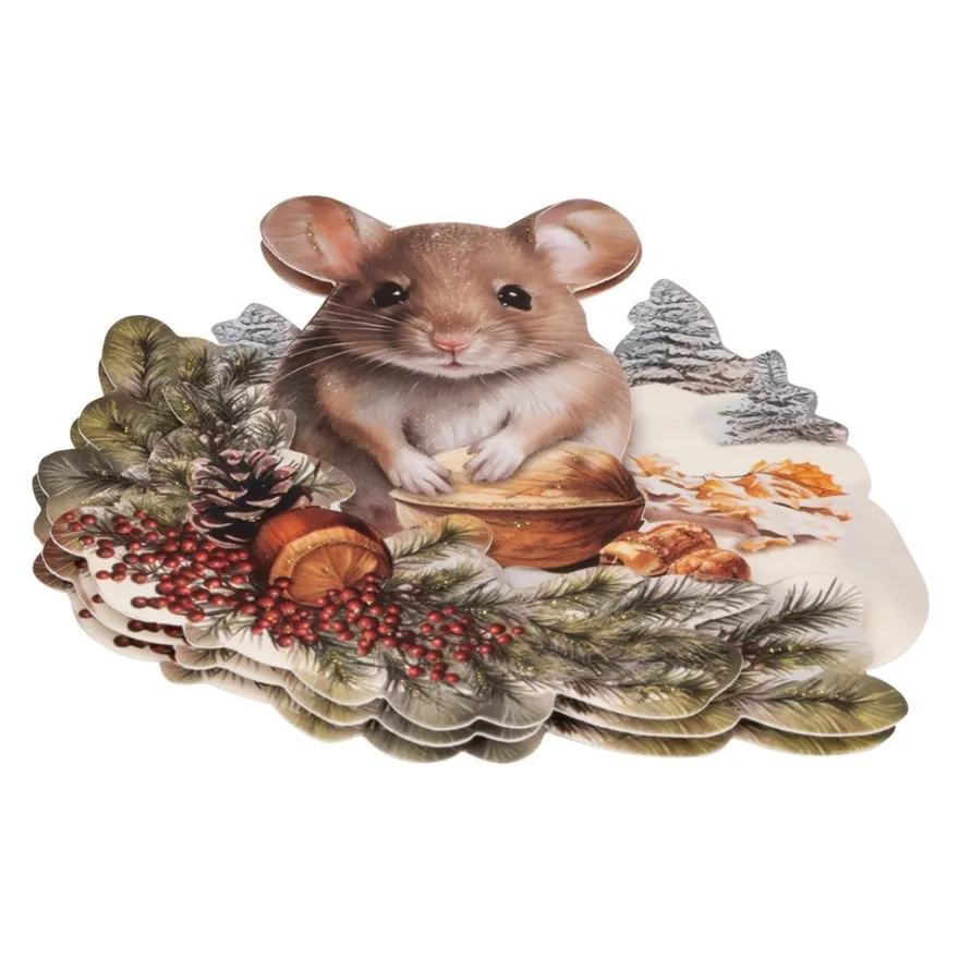 3-D Motive, Tiere im Winter, 7,5-10cm, 10 Motive