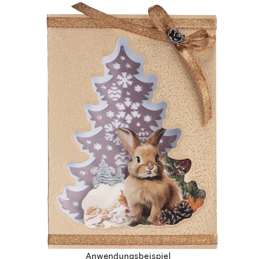 3-D Motive, Tiere im Winter, 7,5-10cm, 10 Motive