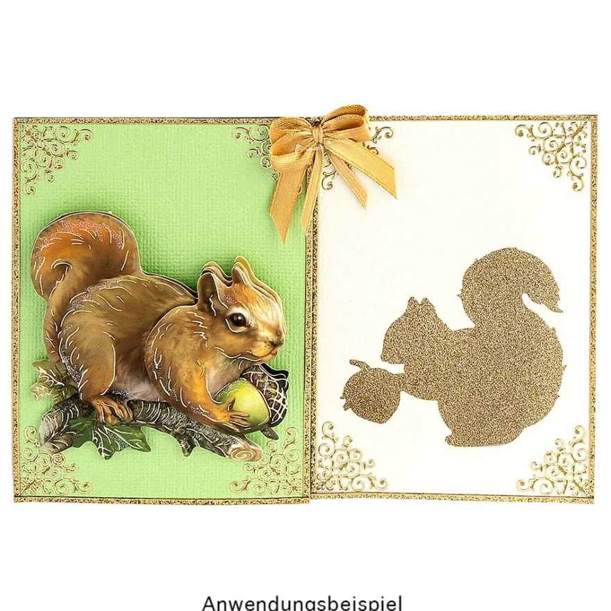 3-D Motive, Tiermotive, 8cm x 8cm, 10 Motive