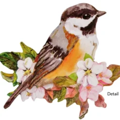 3-D Motive, Vögel auf Zweigen, 6-10,5cm, 10 Motive