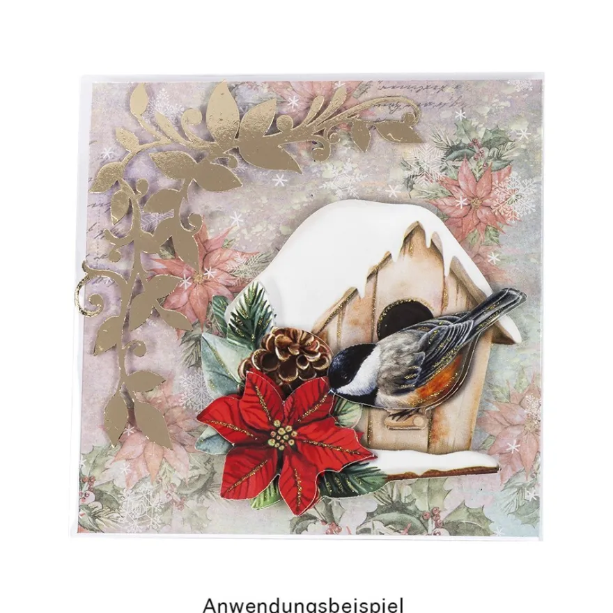 3-D Motive, Vogelhäuschen im Winter, 10 Motive
