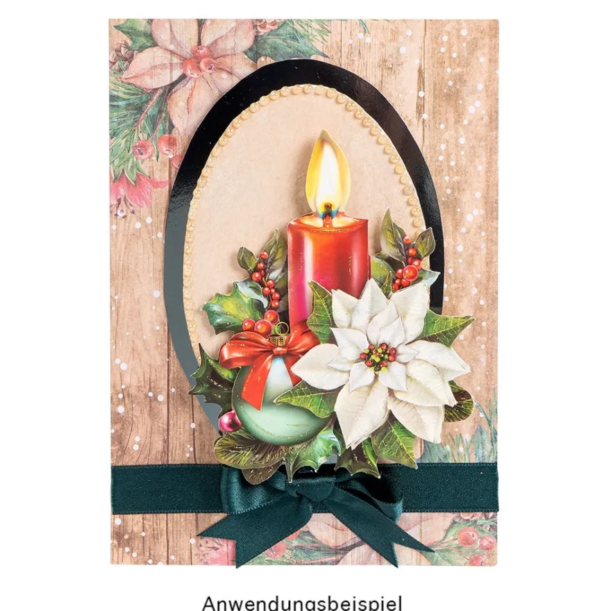 3-D Motive, Weihnachten nostalgisch 2, 8-11cm, 10 Motive