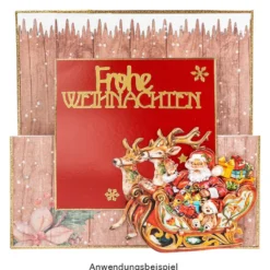 3-D Motive, Weihnachten nostalgisch 2, 8-11cm, 10 Motive
