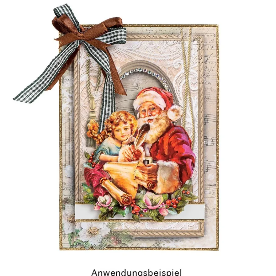 3-D Motive, Weihnachten nostalgisch 2, 8-11cm, 10 Motive