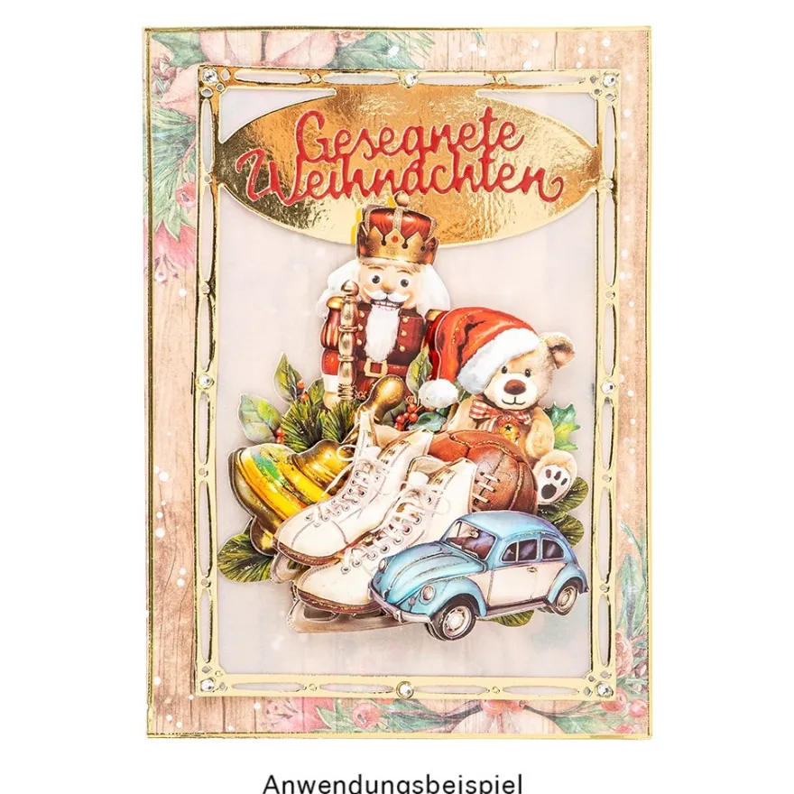 3-D Motive, Weihnachten nostalgisch 2, 8-11cm, 10 Motive