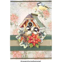 3-D Motive, Weihnachten nostalgisch 3, 7-10,5cm, 10 Motive
