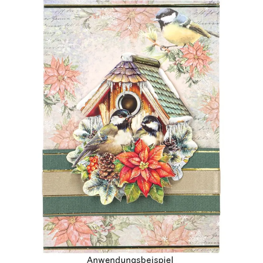 3-D Motive, Weihnachten nostalgisch 3, 7-10,5cm, 10 Motive