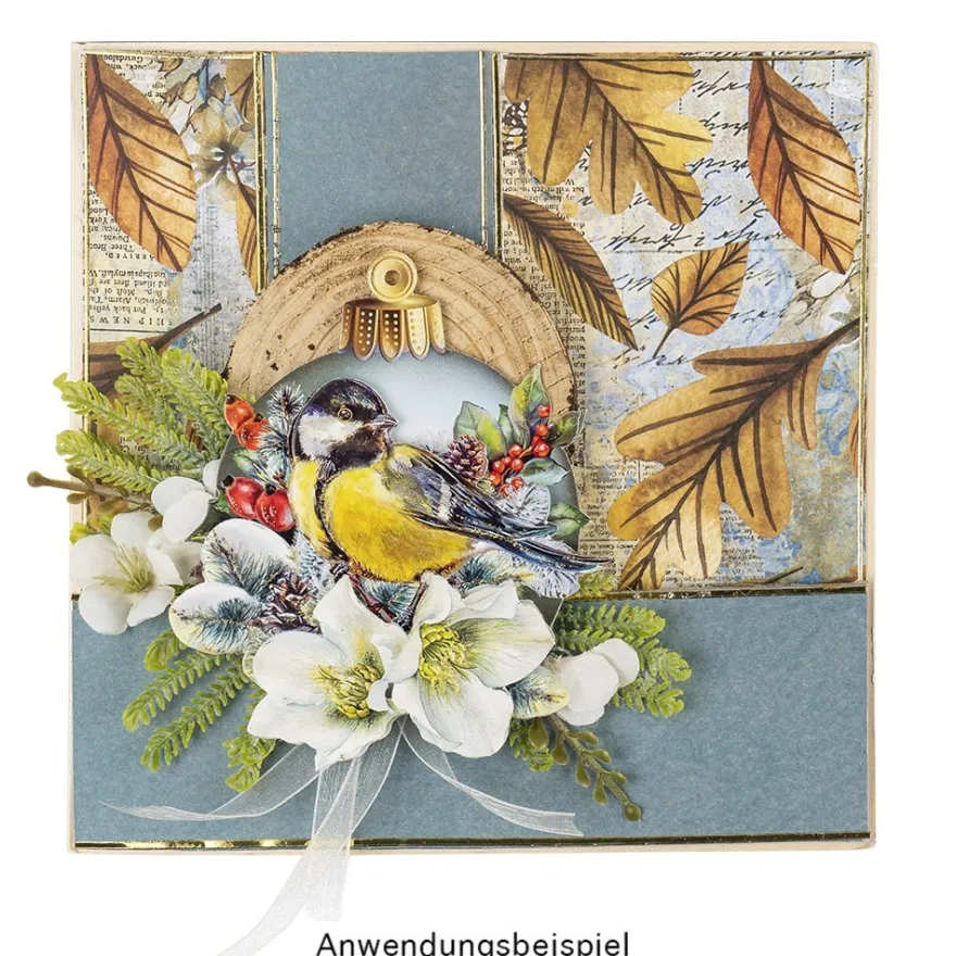 3-D Motive, Weihnachten nostalgisch 3, 7-10,5cm, 10 Motive