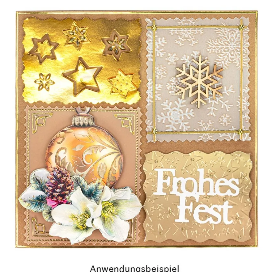 3-D Motive, Weihnachten nostalgisch 3, 7-10,5cm, 10 Motive