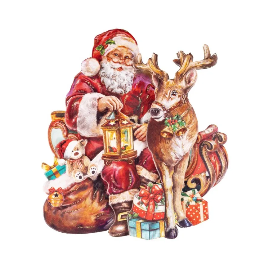 3-D Motive, Weihnachten nostalgisch 3, 7-10,5cm, 10 Motive