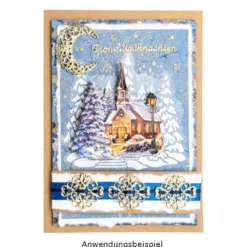 3-D Motive, Weihnachten nostalgisch, 6-11cm, 10 Motive