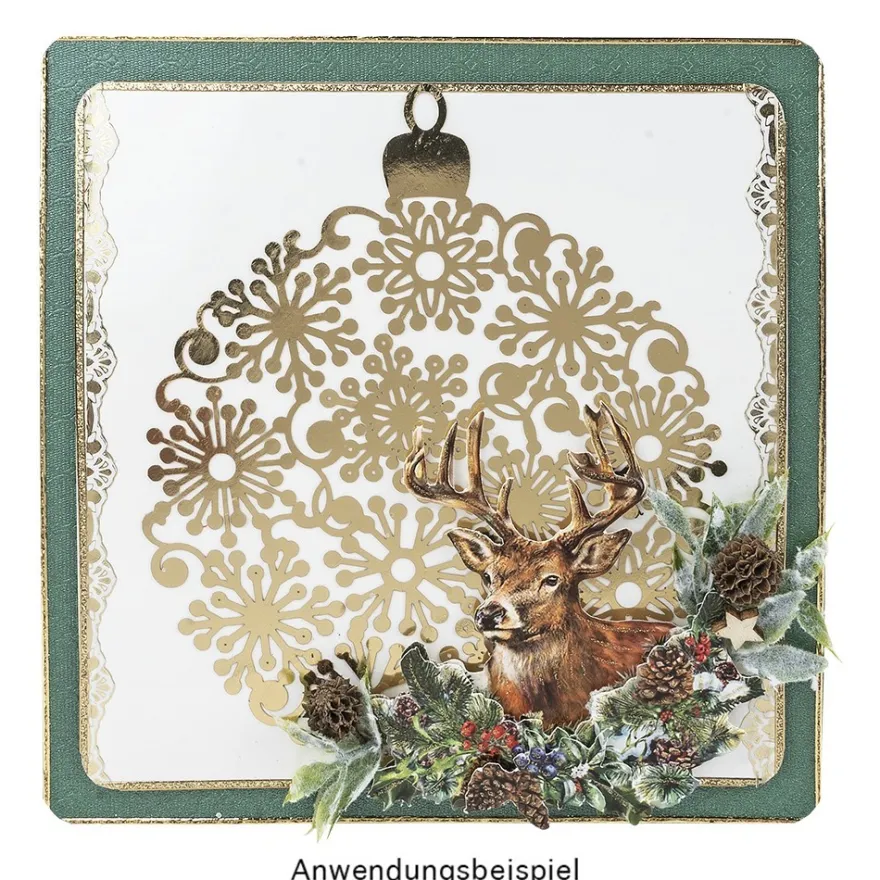 3-D Motive, Weihnachten nostalgisch, 6-11cm, 10 Motive