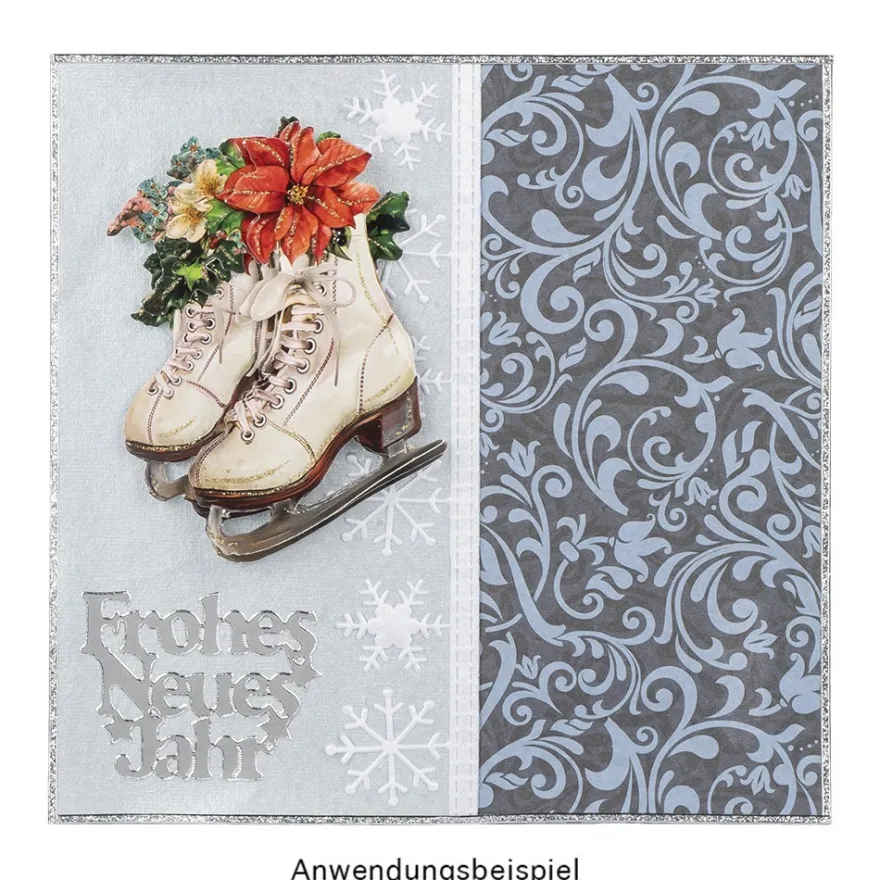 3-D Motive, Weihnachten nostalgisch, 6-11cm, 10 Motive