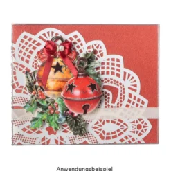3-D Motive, Weihnachts-Baumschmuck, 8-11cm, 10 Stück
