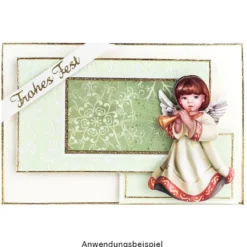 3-D Motive, Weihnachts-Engel, 5,5-9cm, 10 Motive
