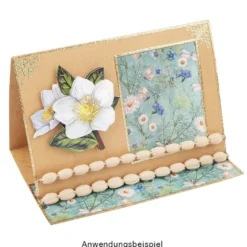3-D Motive, Weihnachts-Floristik 1, Gold-Gravur, 7-10 cm, 10 Motive