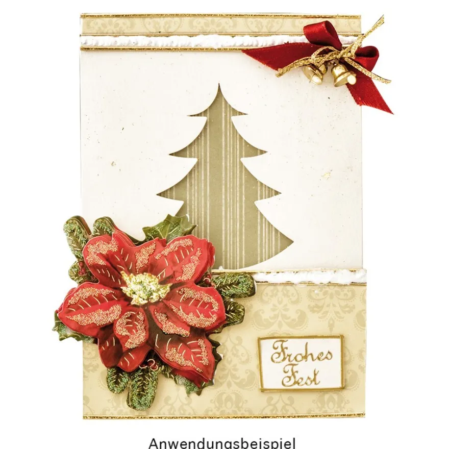 3-D Motive, Weihnachts-Floristik 2, Gold-Gravur, 10 Motive