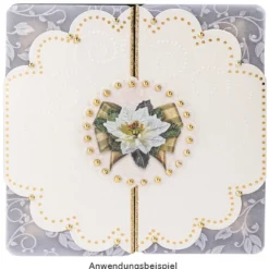 3-D Motive, Weihnachts-Floristik 2, Gold-Gravur, 10 Motive