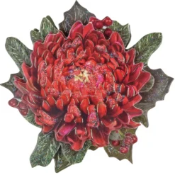 3-D Motive, Weihnachts-Floristik 2, Gold-Gravur, 10 Motive